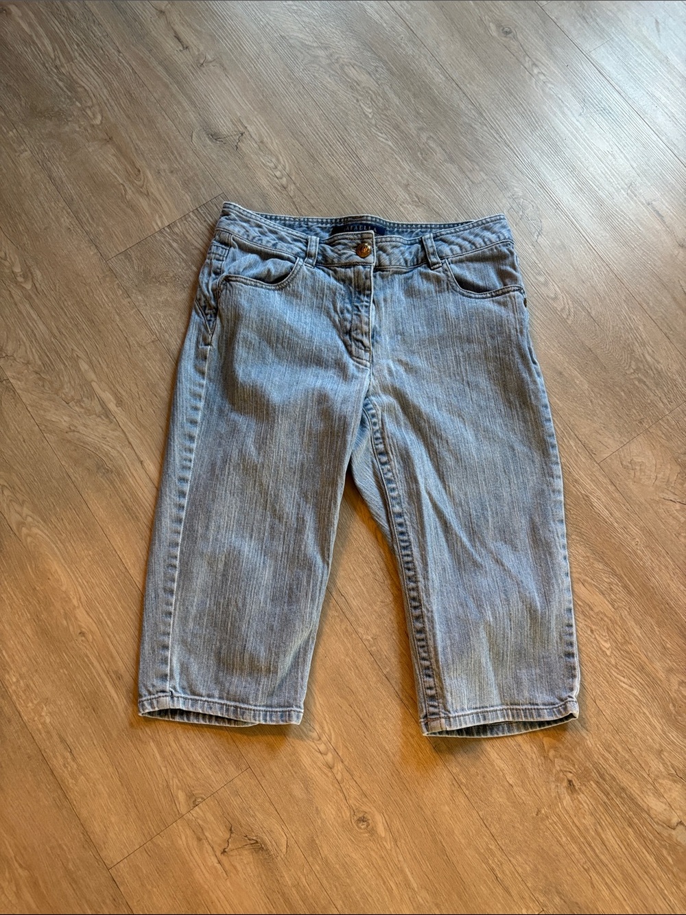 Rafaella Light Blue Cropped Denim Jeans